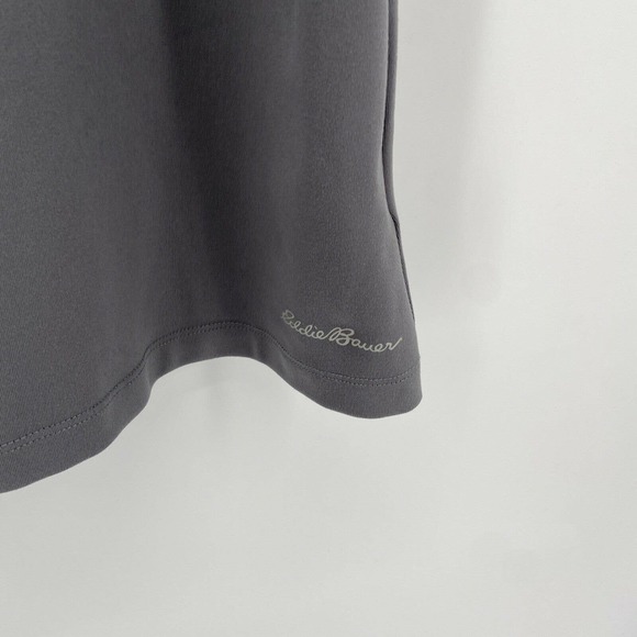 Eddie Bauer Gray Shirred Bust Knit Sarah Dress - Picture 3 of 7